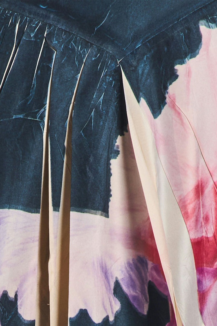 High Celebrate Iris Flower Print Skirt S20341 00047 - Lonah Boutique Westbourne