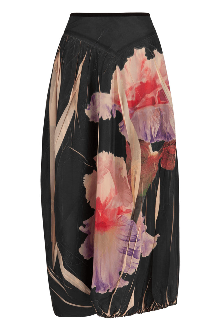 High Celebrate Iris Flower Print Skirt S20341 00047 - Lonah Boutique Westbourne