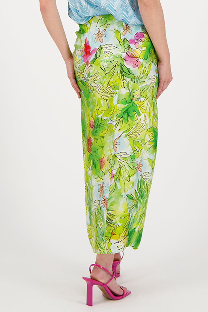 Me369 125L60369 Luna Visa Tie Skirt Pura Vida Green - Lonah Boutique Bournemouth