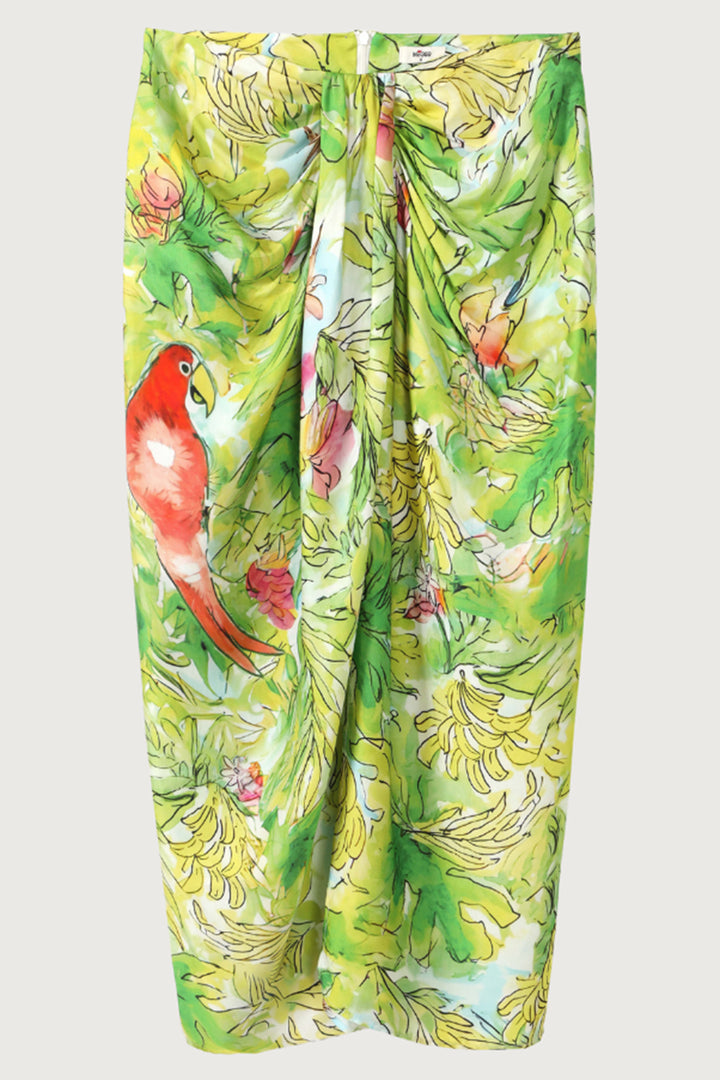 Me369 125L60369 Luna Visa Tie Skirt Pura Vida Green - Lonah Boutique Bournemouth