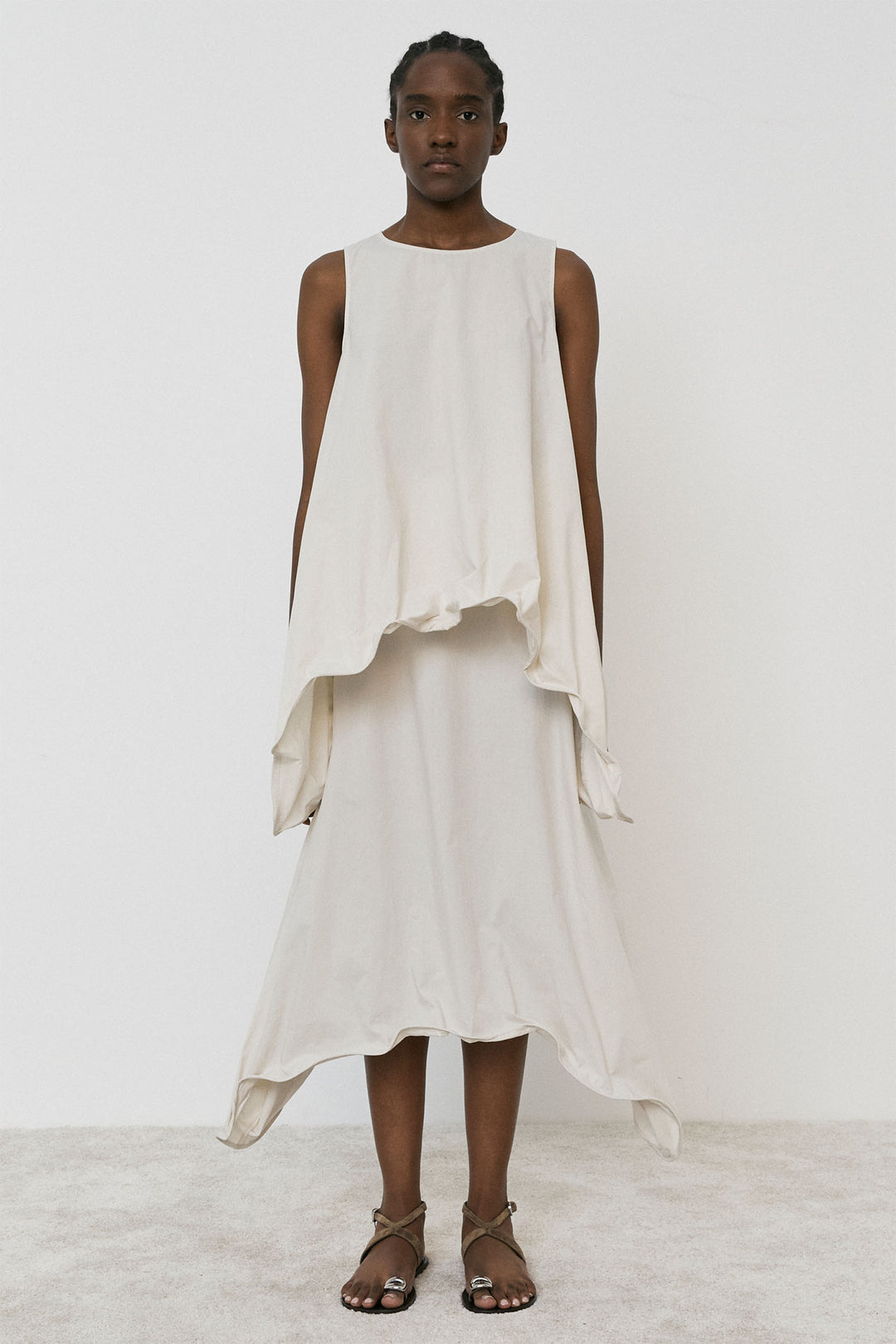 Meimeij Skirt Oyster M5EA47 - Lonah Boutique Westbourne