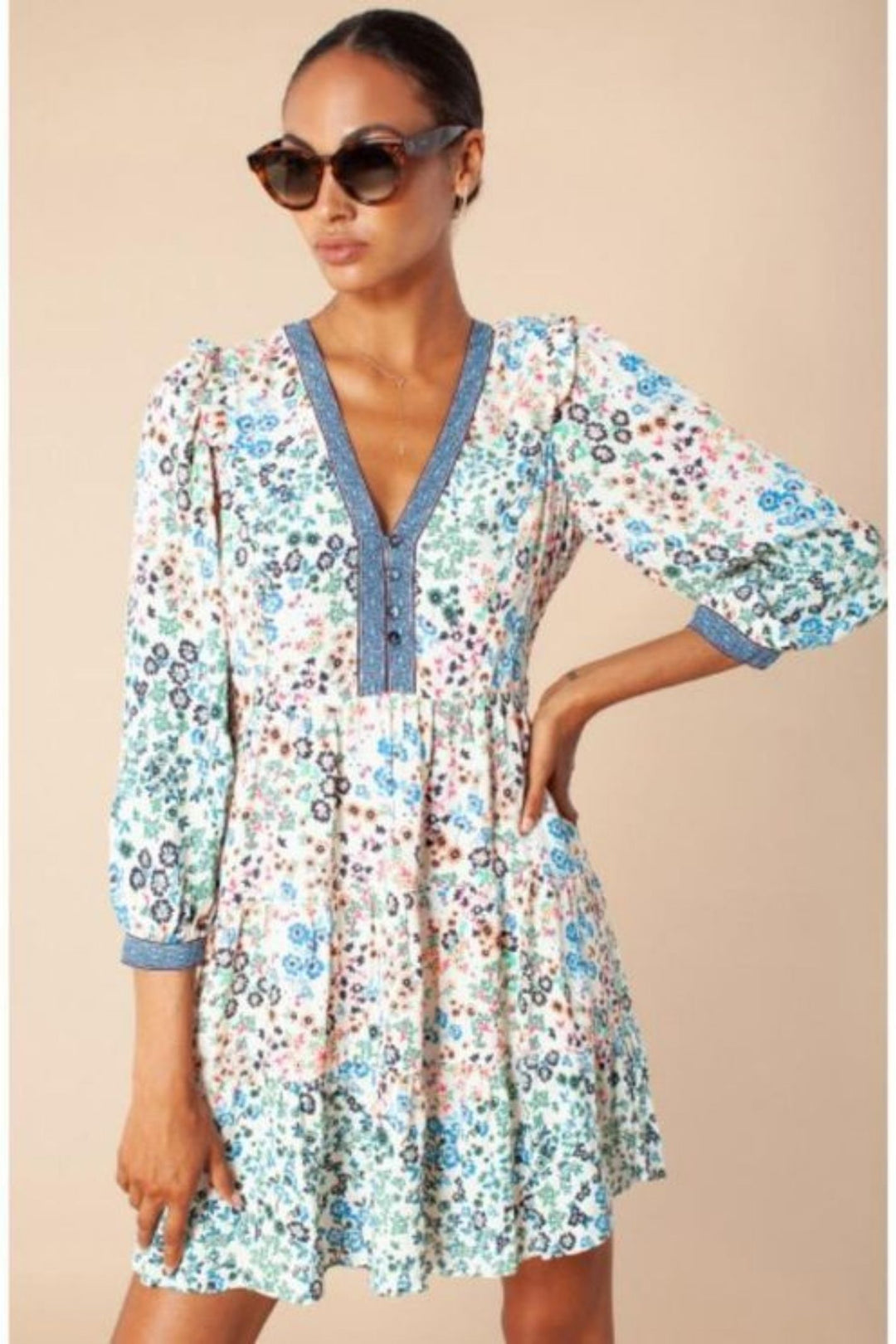 Hale Bob OZEN6001 Dress Ivory