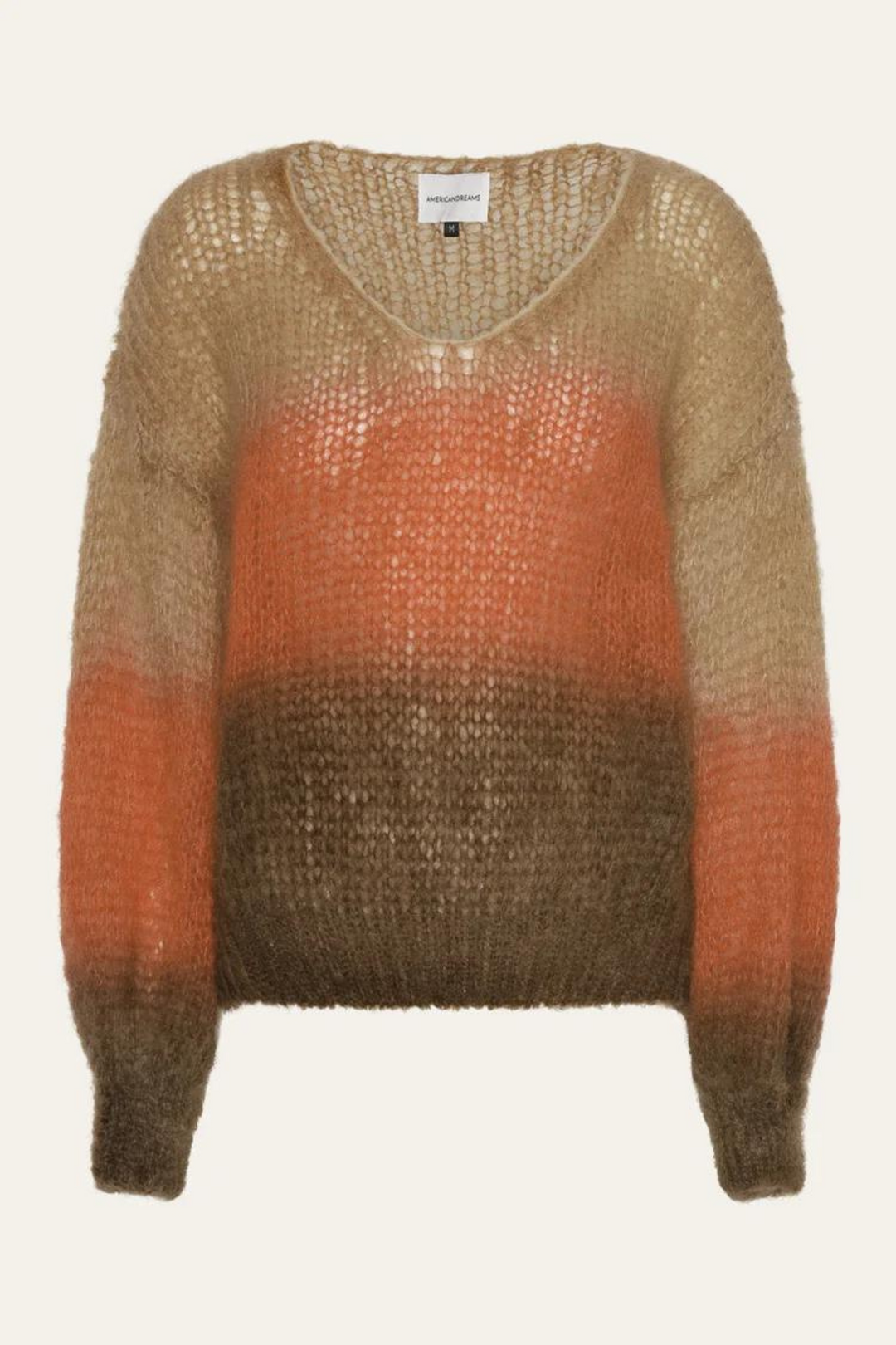 Americandreams Milana Mohair Sweater AD1002 Orange Ombre