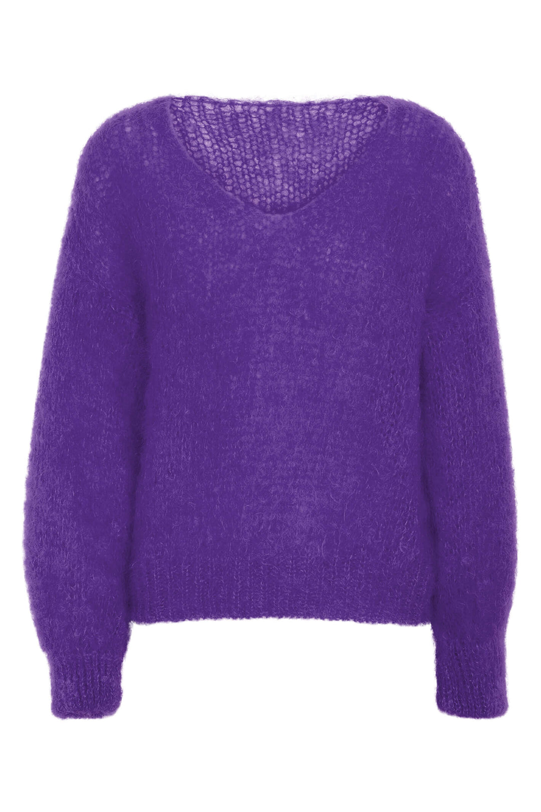 Americandreams AD1000 Milana Purple Mohair V-Neck Jumper