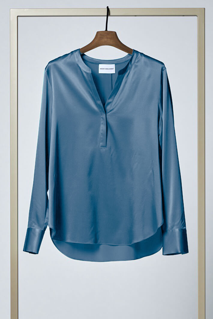 Herzen's Angelegenheit 25223-6100 Super Blue Blouse - Lonah Boutique