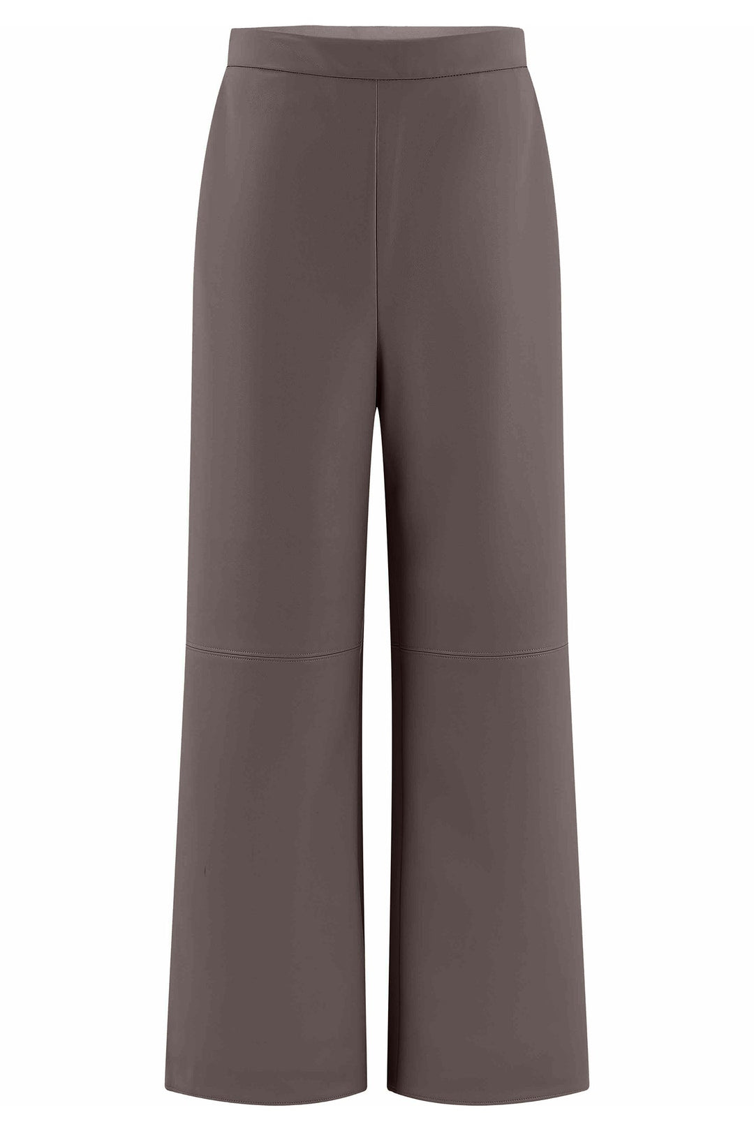 Herzens Hanna falcon brown wide leg trousers at Lonah Boutique in Westbourne