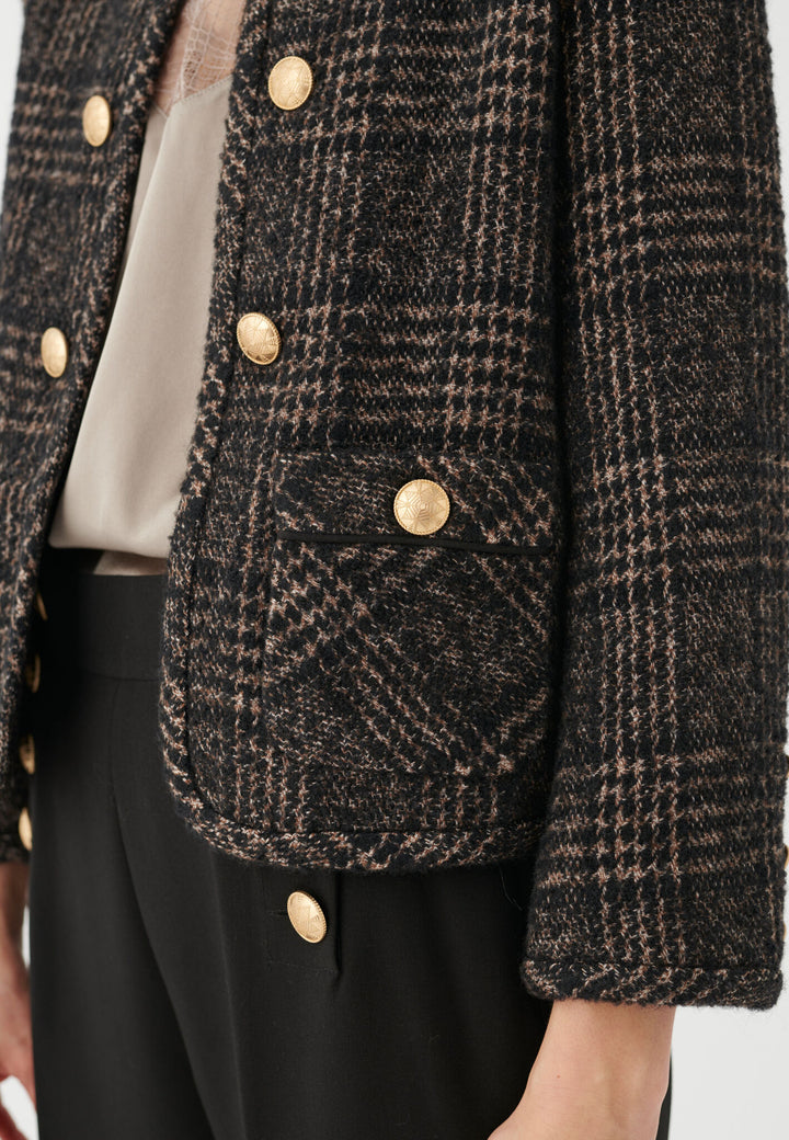 Dea Kudibal 0260724 Nelladea Jacket Beige Check