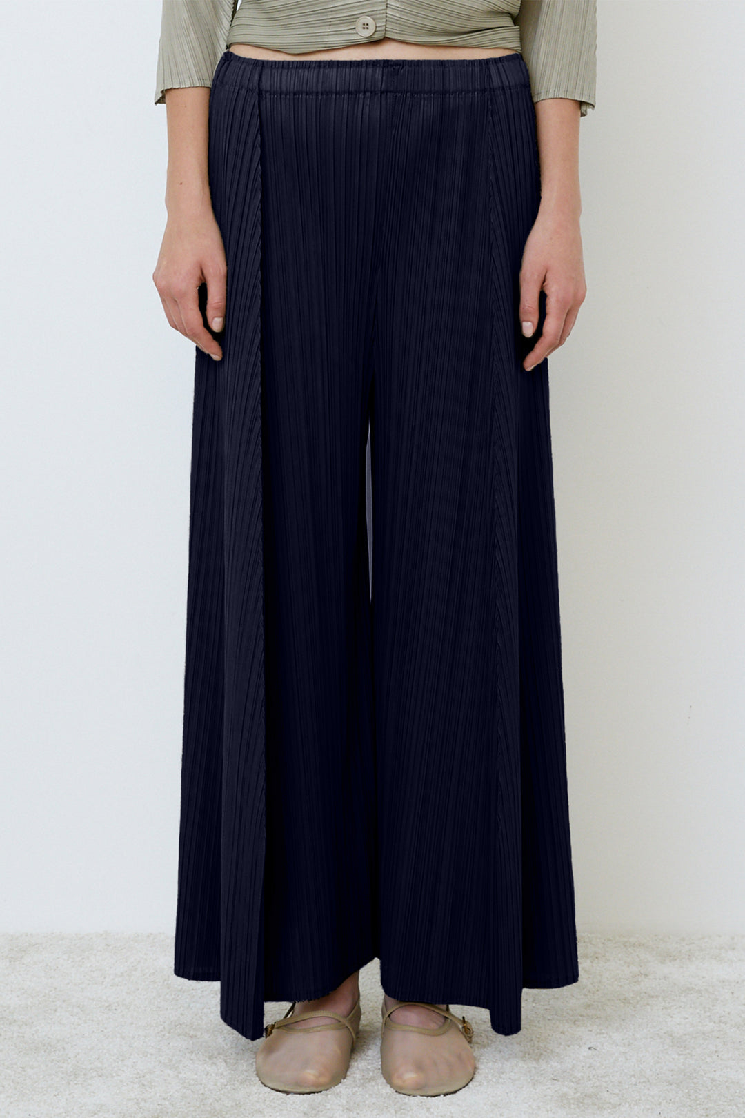 Meimeij Trousers Polar Night Navy M5PY09 - Lonah Boutique Westbourne