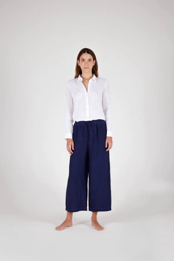 120% Lino Trousers Ink