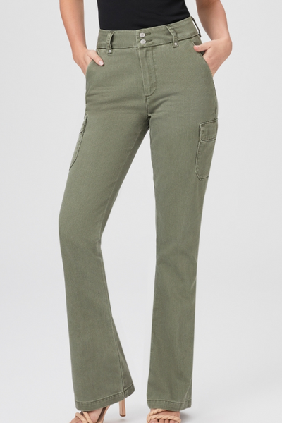 Paige  Dion Cargo Pockets Vintage Ivy Green