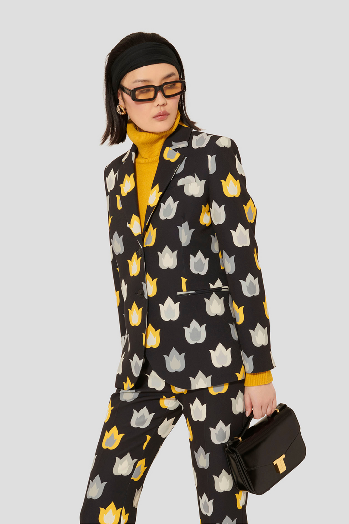 Tara Jarmon TUVES06TU202 Vinicio Jacket Charcoal
