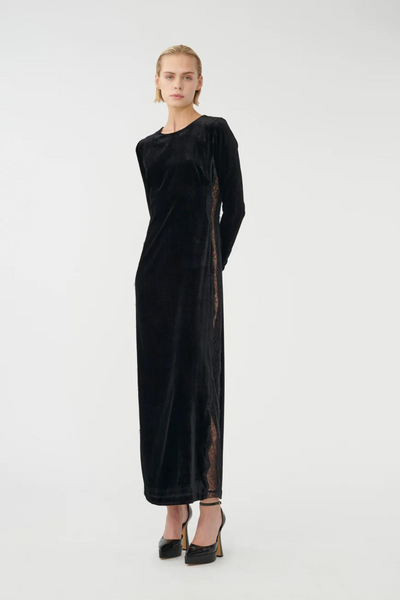 Dea Kudibal 1571023 Canelia Dress Maxi Silk Black