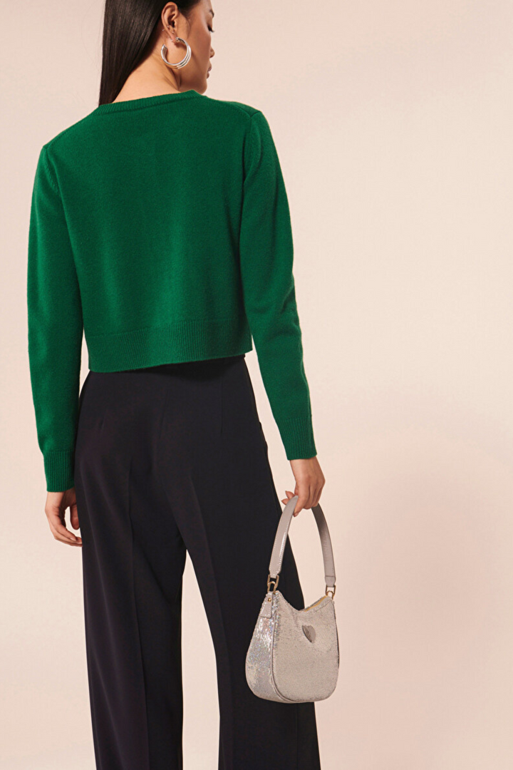 Tara Jarmon TSGIM23TS676 Gyslain Emerald Cardigan