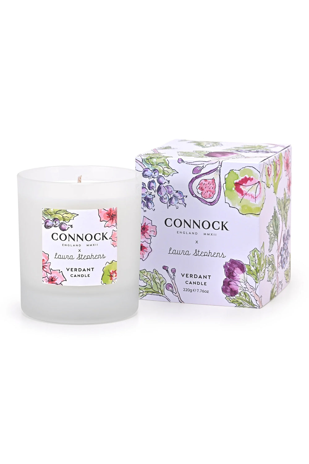 Connock candle and packaging on a white background