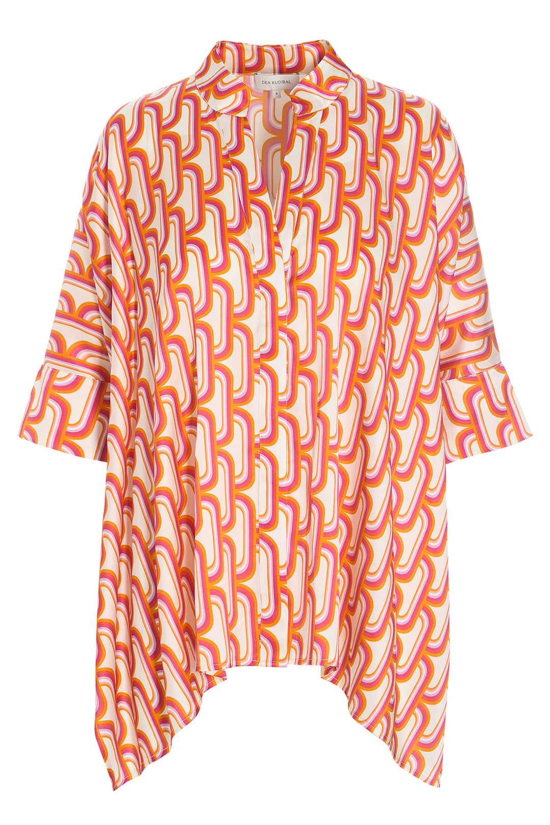 Dea Kudibal 0210424 Mandyea Silk Blouse Cabana Leche Cream