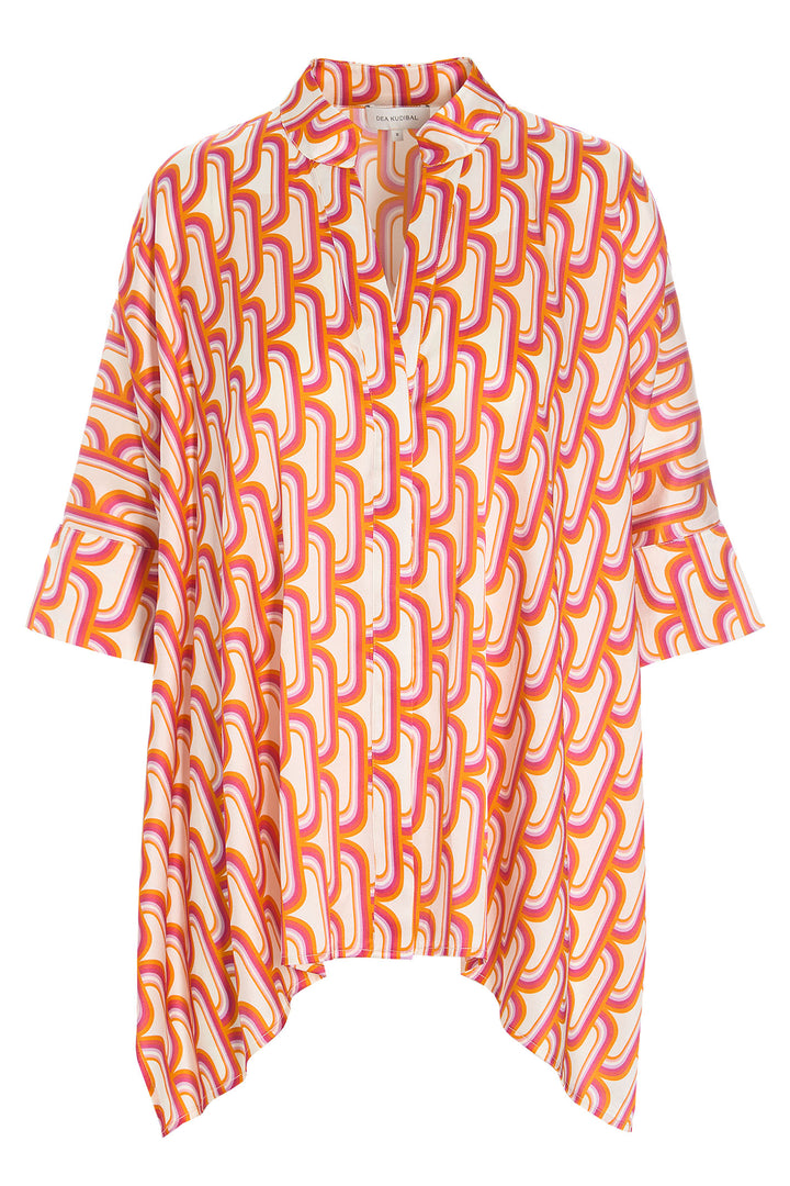 Dea Kudibal 0210424 Mandyea Silk Blouse Cabana Leche Cream