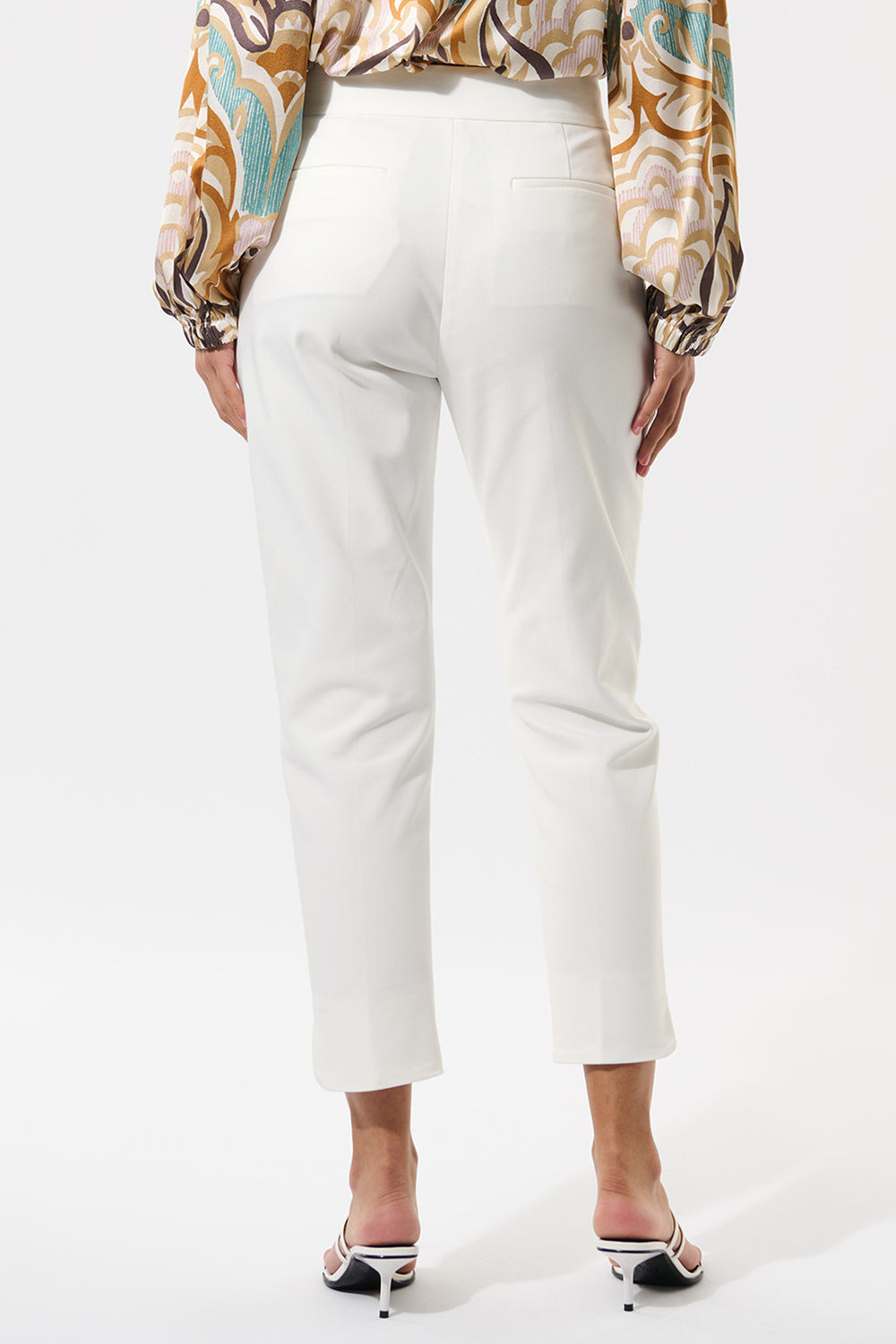 Dea Kudibal 0360125 Camettidea Stretch Cotton Blend Trousers White Natural - Lonah Boutique Bournemouth