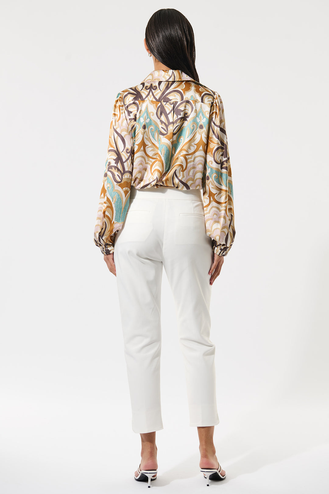 Dea Kudibal 0360125 Camettidea Stretch Cotton Blend Trousers White Natural - Lonah Boutique Bournemouth