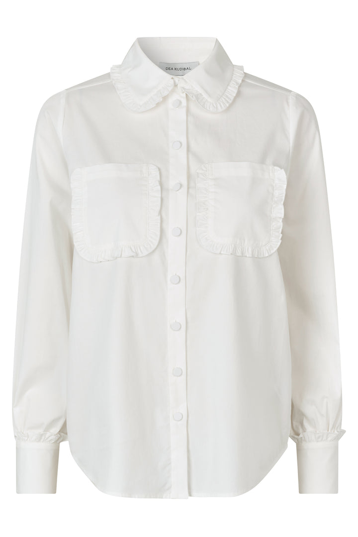 Dea Kudibal 1680125 Otilliadea Cotton Stretch Blend Shirt Natural White - Lonah Boutique Bournemouth