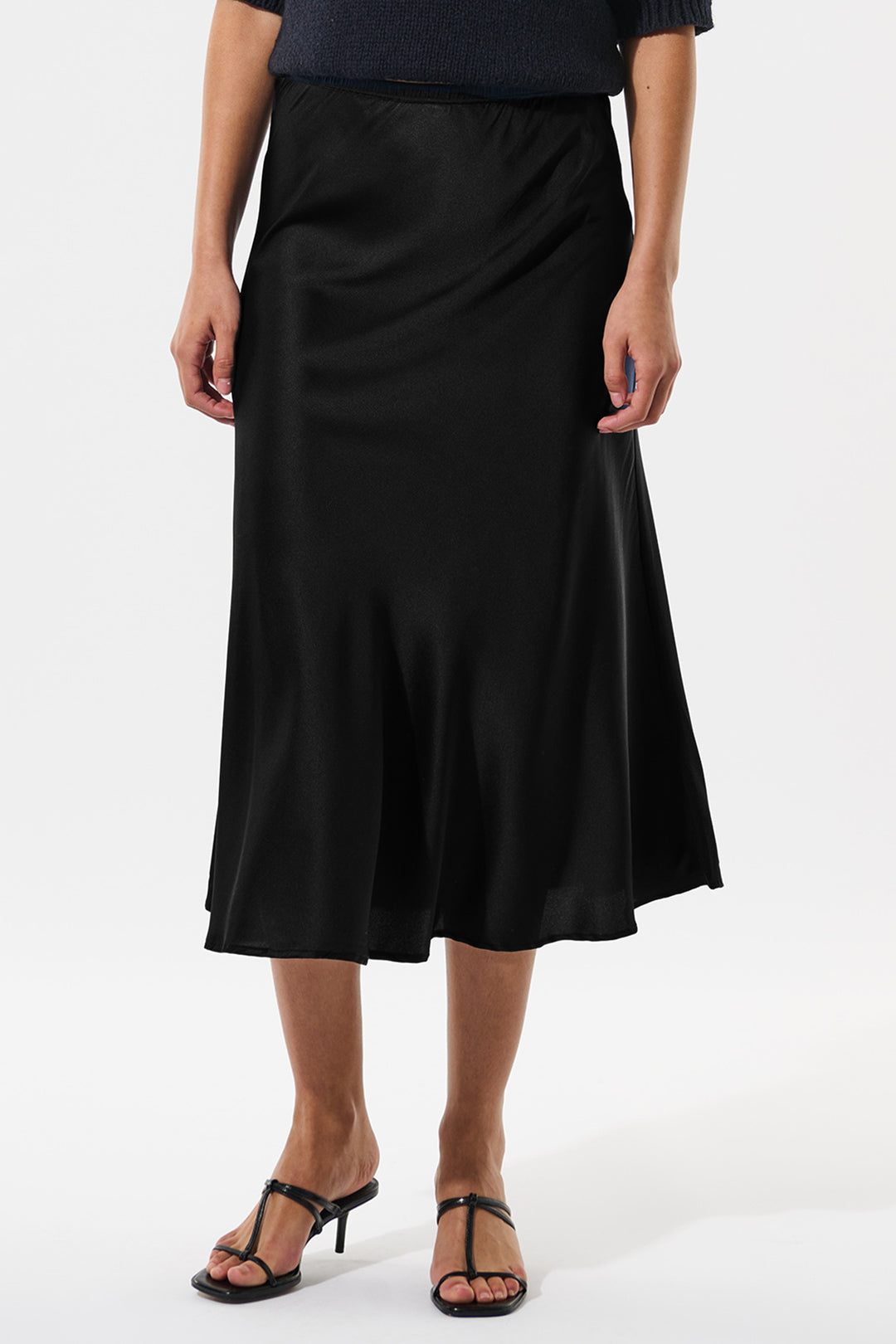 Dea Kudibal 2160125 Stretch Silk Twill Skirt Black - Lonah Boutique Bournemouth