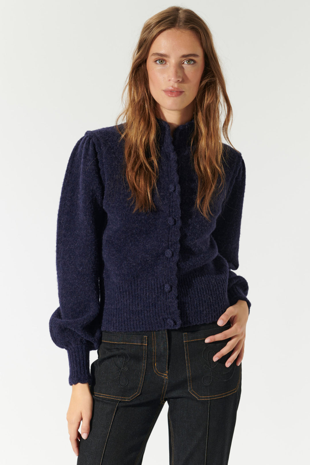 Dea Kudibal Cardigan Bellisdea RWS Navy 2070724 - Lonah Boutique