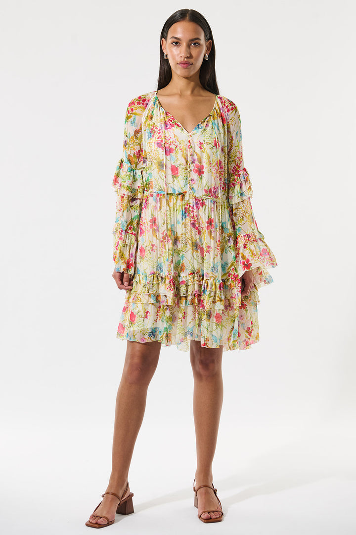 Dea Kudibal Julietdea 0100125 Short Dress Blossom Print - Lonah Boutique