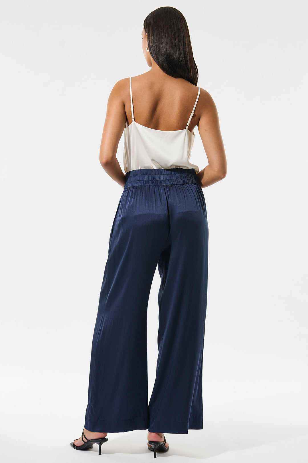 Dea Kudibal Octaviedea 0940125 Stretch Silk Satin Camisole Top Cloud White - Lonah Boutique
