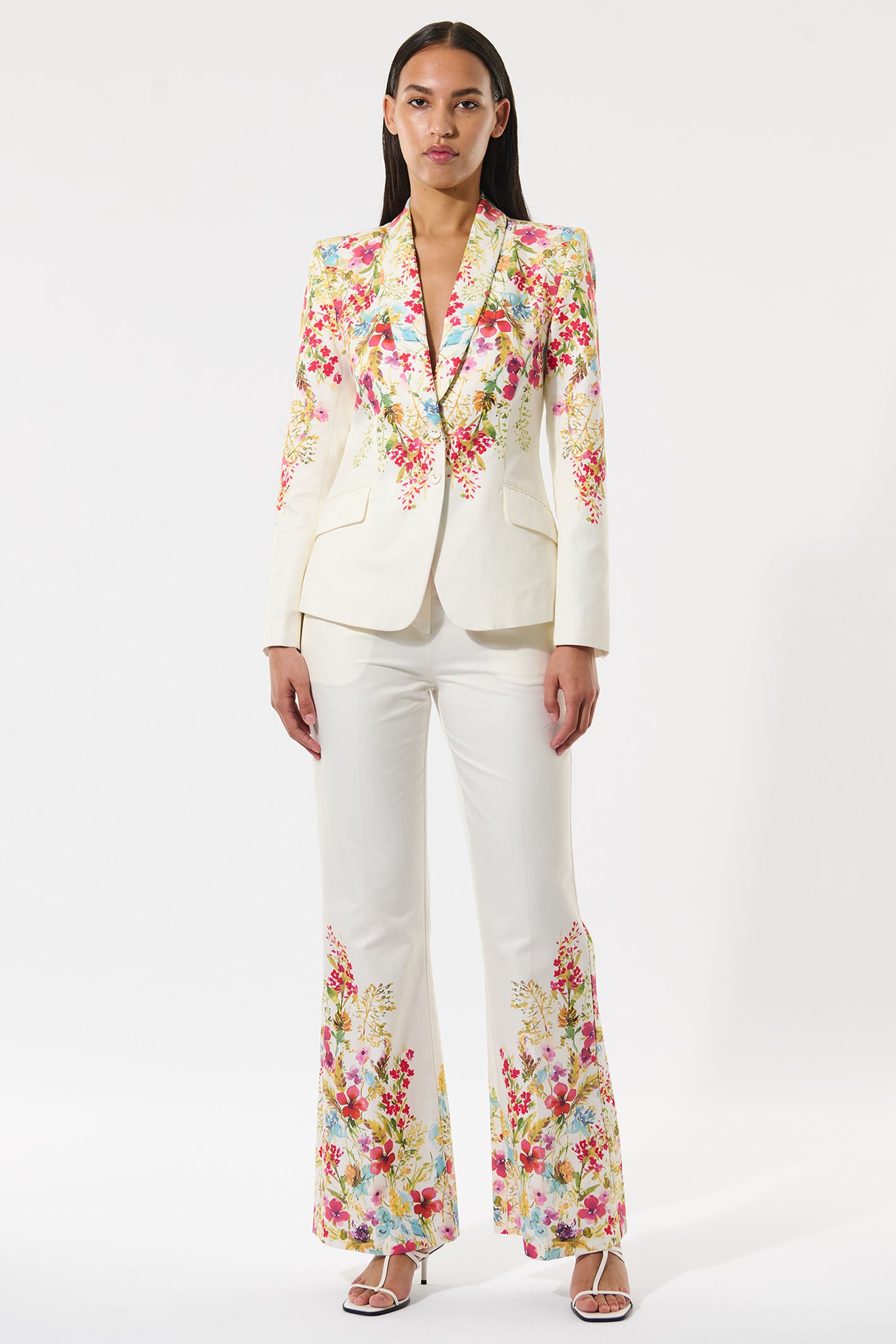 Dea Kudibal Rihannadea 0390125 NS Flared Trousers Poetic Floral Print - Lonah Boutique