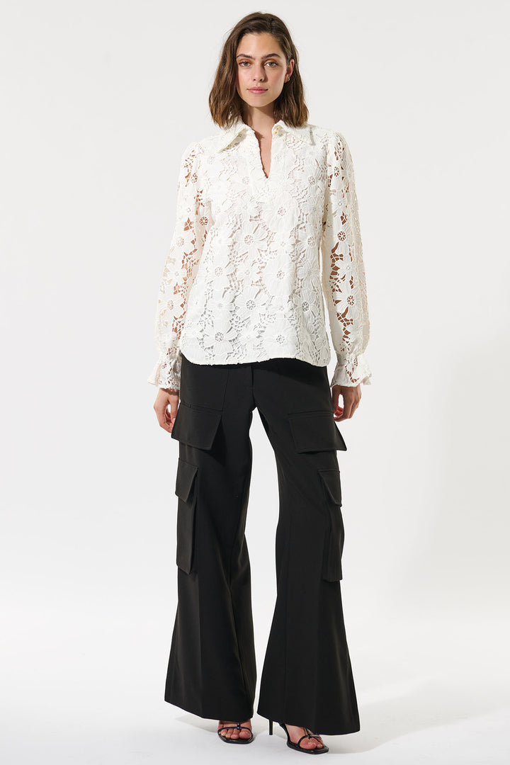 Dea Kudibal Rikkadea Blouse Natural White 0570125 NS - Lonah Boutique Westbourne