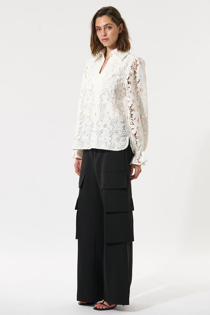Dea Kudibal Rikkadea Blouse Natural White 0570125 NS - Lonah Boutique Westbourne