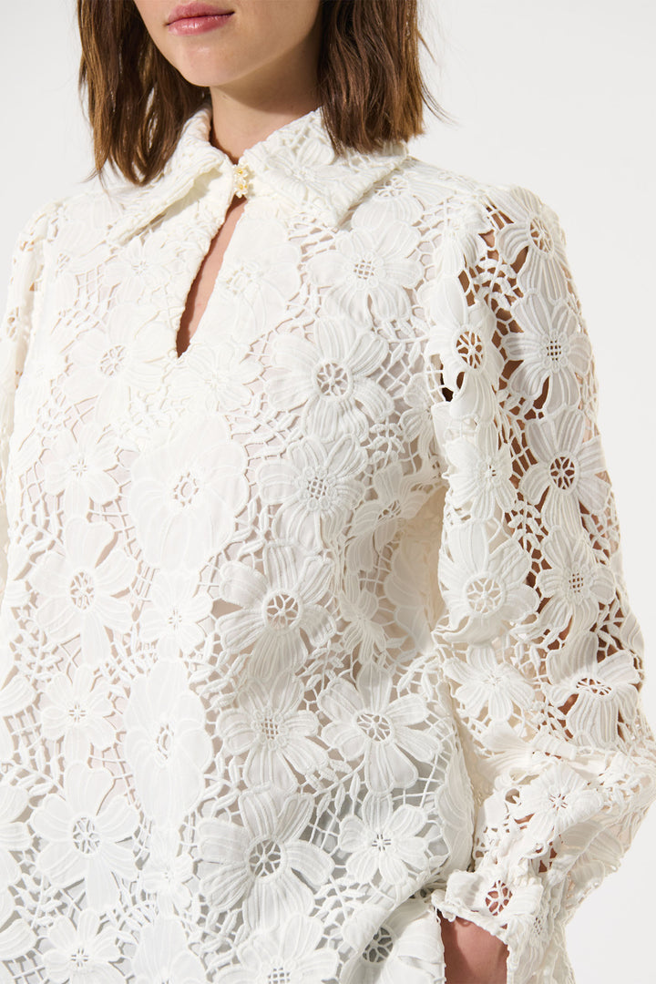 Dea Kudibal Rikkadea Blouse Natural White 0570125 NS - Lonah Boutique Westbourne