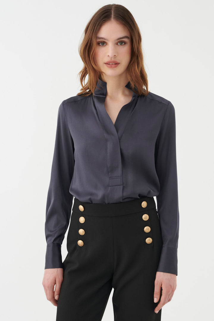 Dear Kudibal Blouse Natedea Inkpot Blue Grey 1800724 - Lonah Boutique