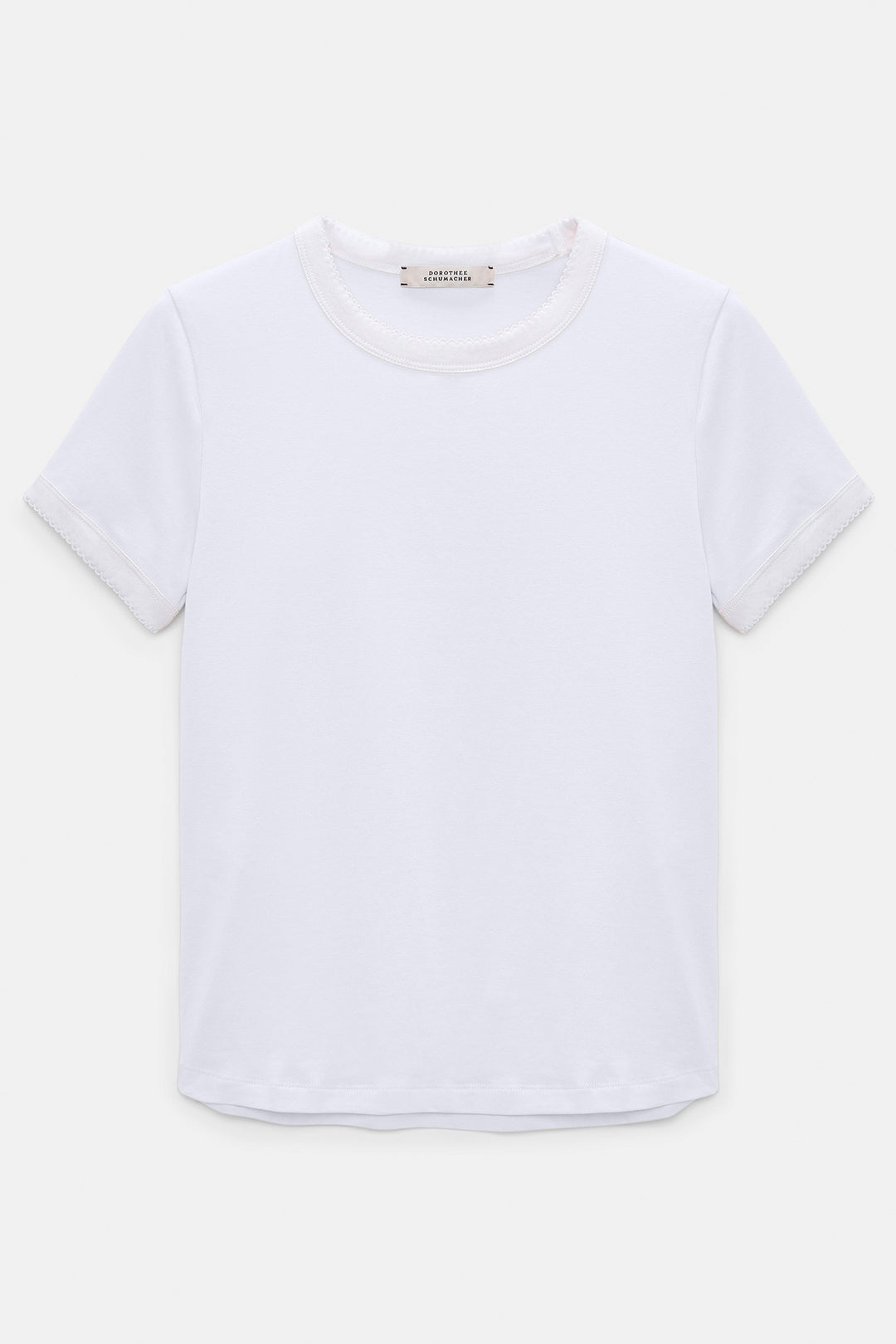 Dorothee Schumacher 428314 Camellia White All Time Favourites T-Shirt 110