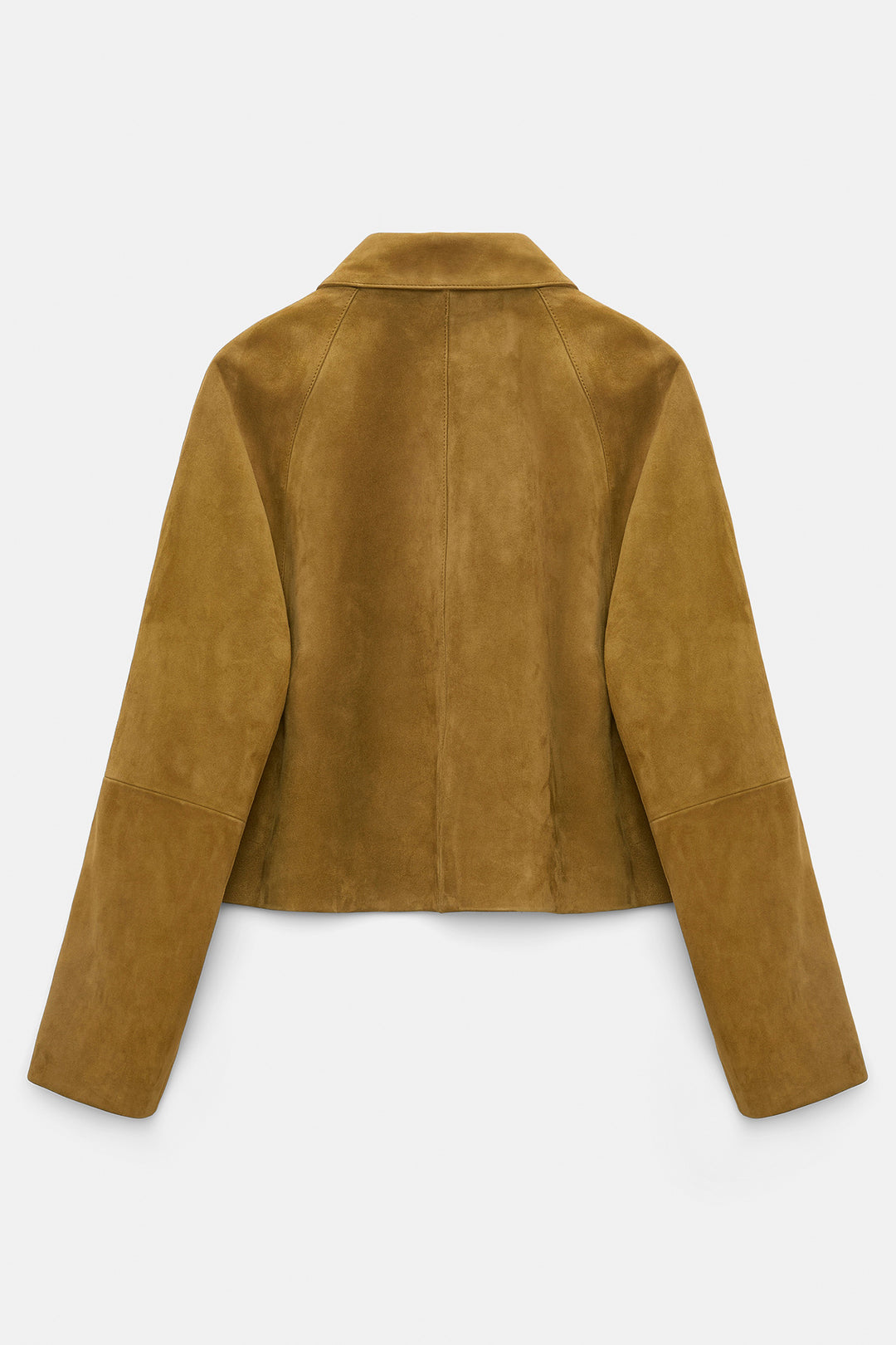 Dorothee Schumacher 444312 Greenish Brown Soft Touch Suede Jacket 556