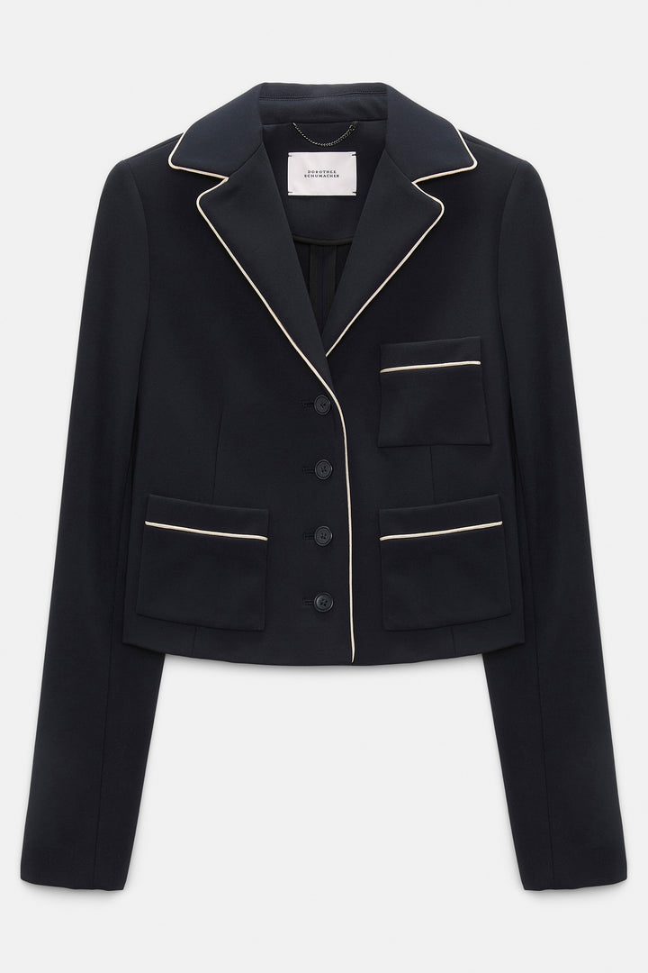 Dorothee Schumacher 448002 Dark Navy Emotional Essence Blazer 899
