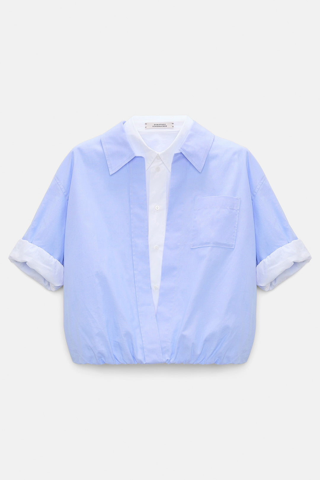 Dorothee Schumacher 448516 Oxford Blue Powerful Ease Blouse 870