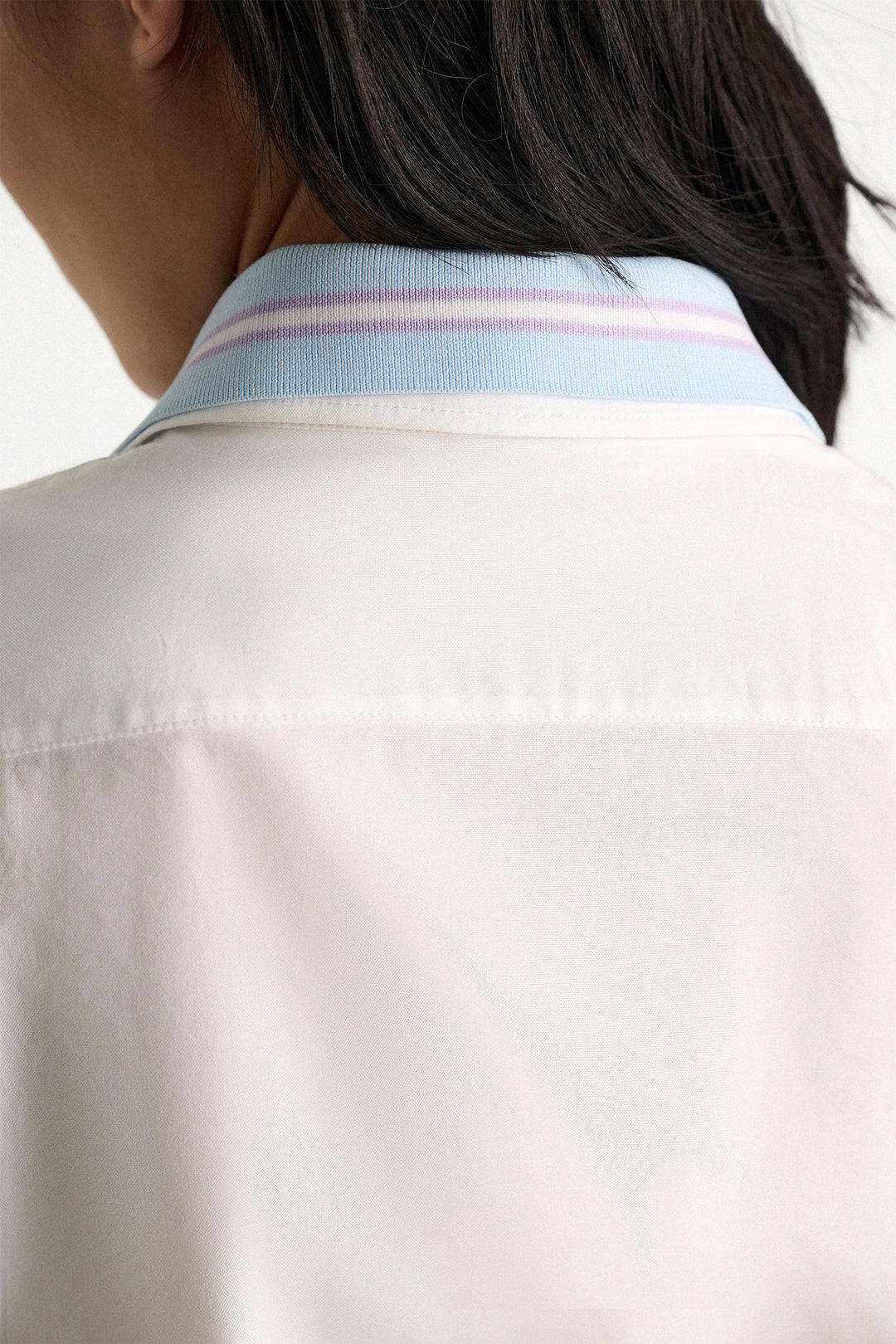 Dorothee Schumacher 448526 White Powerful Ease Removable Collar Blouse