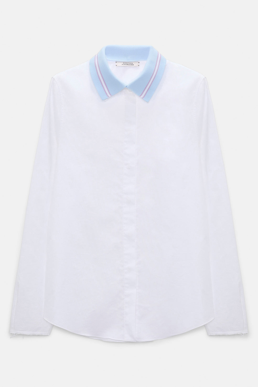 Dorothee Schumacher 448526 White Powerful Ease Removable Collar Blouse
