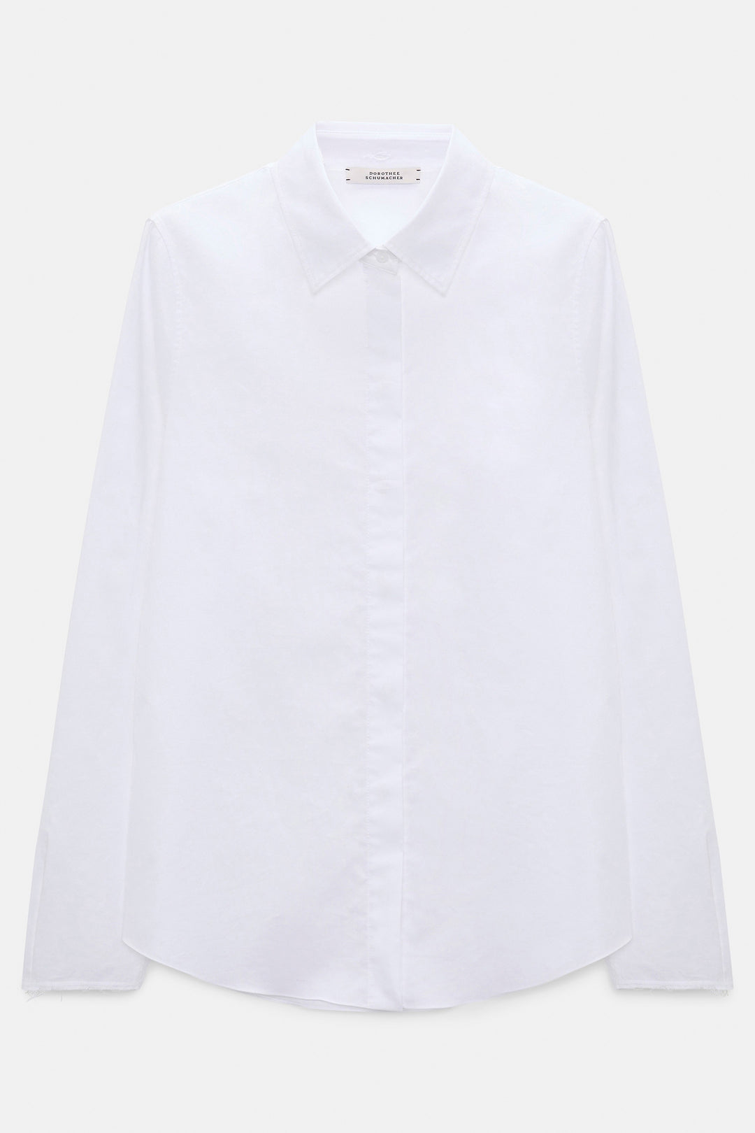 Dorothee Schumacher 448526 White Powerful Ease Removable Collar Blouse