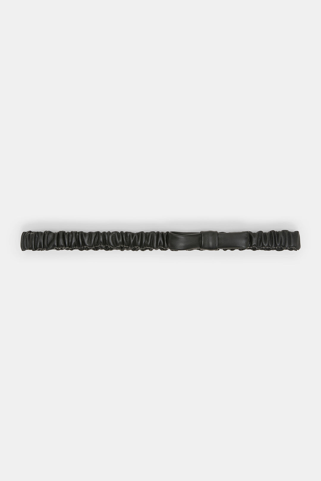 Dorothee Schumacher Black Feminine Edge Stretch Bow Belt 650816 999, flat packshot