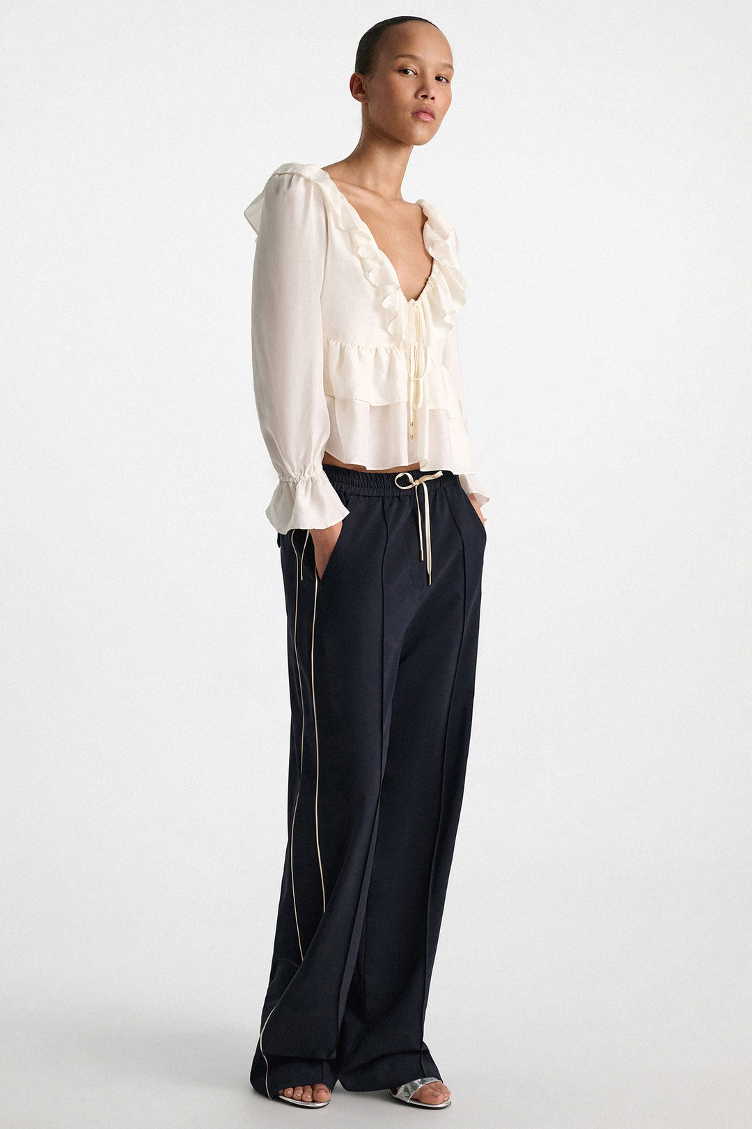 Dorthee Schumacher 440403 Dark Navy Casual Attraction Trousers