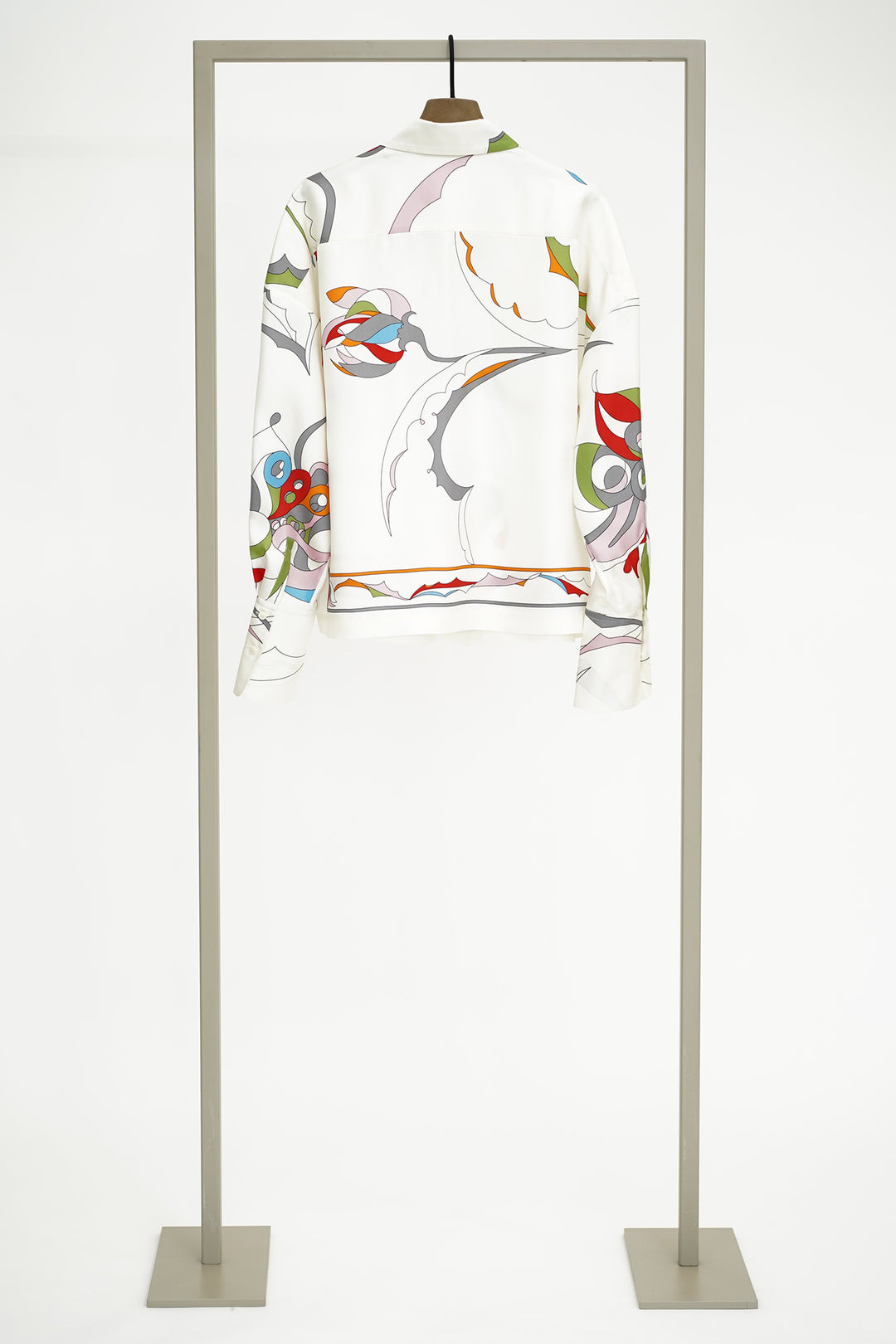 Herzen 25254-6164 Creamy Multicolour Print Silk Blouse