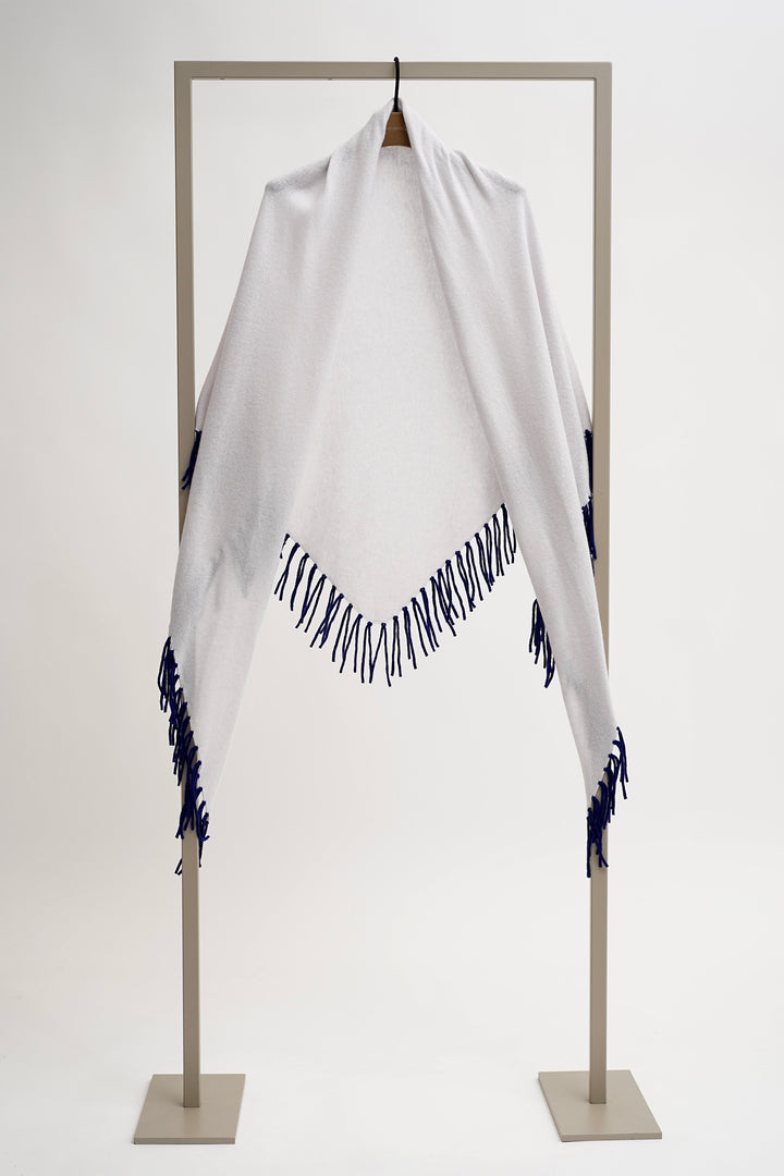 Herzen's Angelegenheit 25253-5000 Starlight Grey Inkwell Cashmere Mix Shawl
