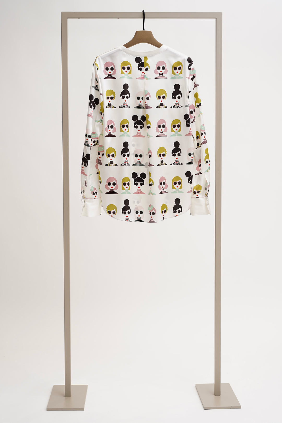 Herzen 25253-6153 Sienna Artichoke Head Print Silk Blouse