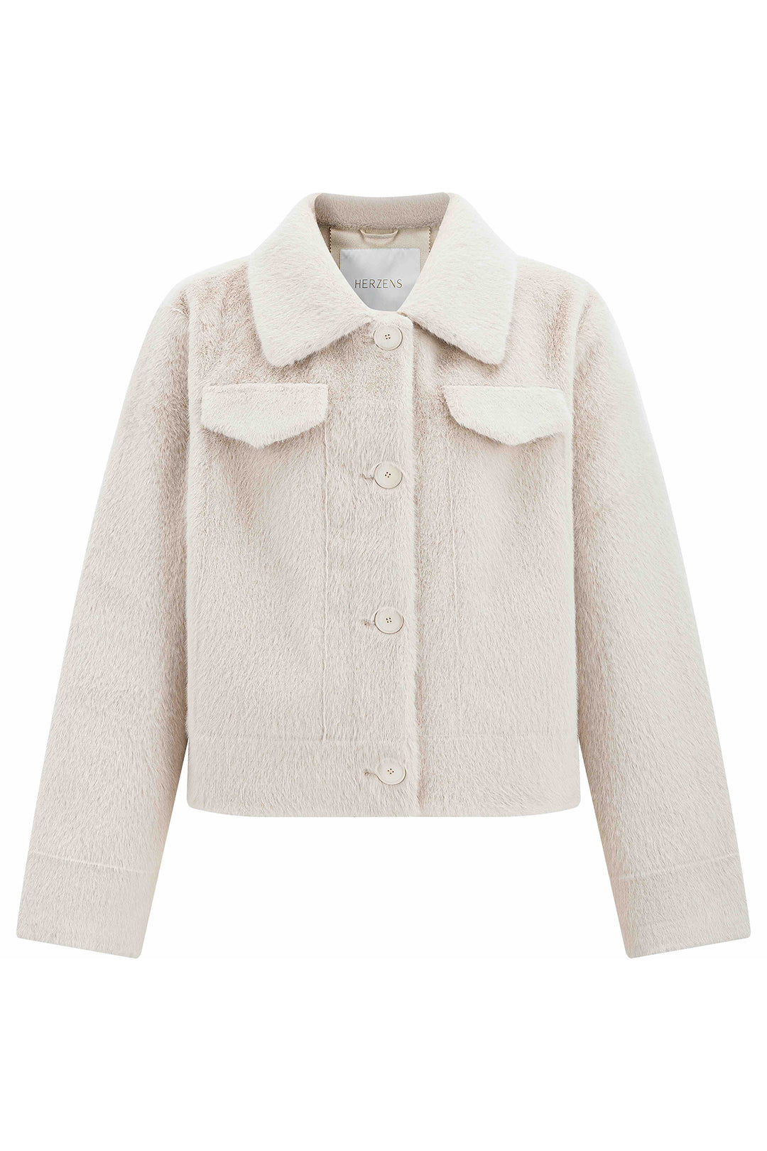 Herzens 25263-6925 JULIA Limestone White Jacket, front