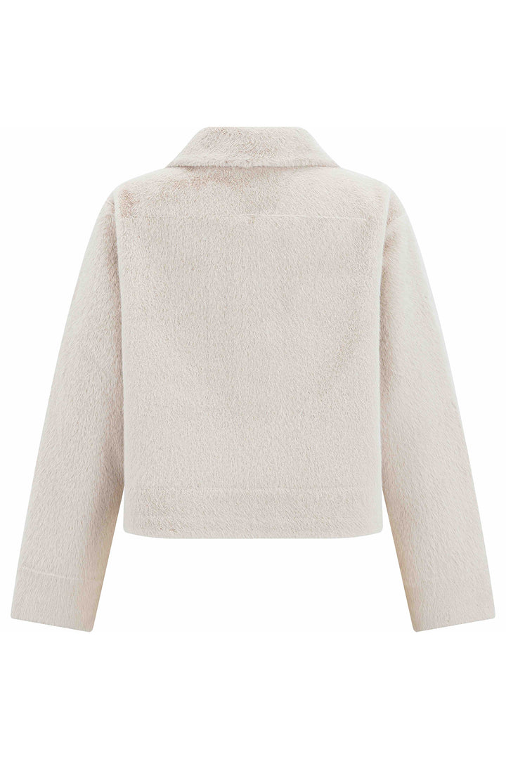 Herzens 25263-6925 JULIA Limestone White Jacket, back
