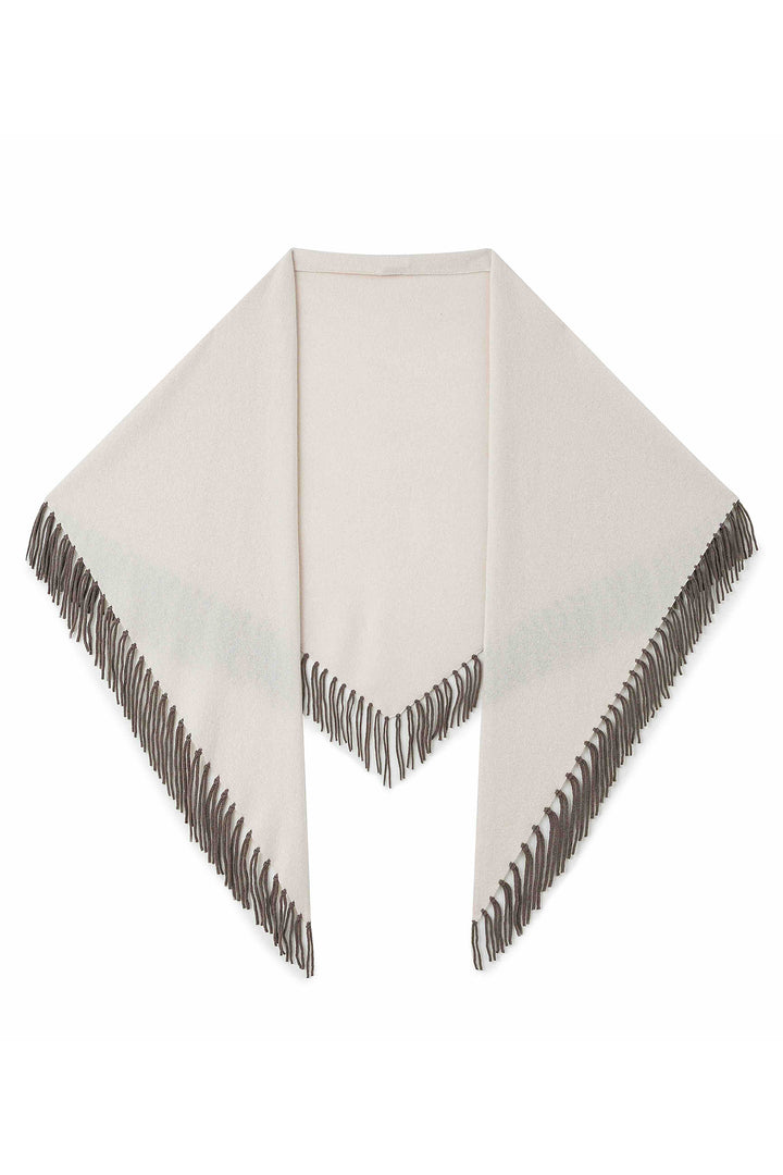 Herzens 25263-5000  Limestone Falcon Tassel Scarf Wrap