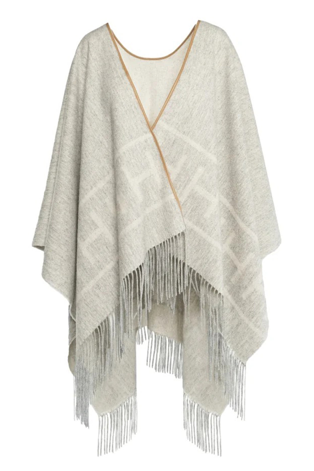 Hest 2510330252 Shawl Grey Melange