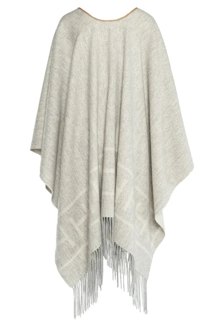 Hest 2510330252 Shawl Grey Melange