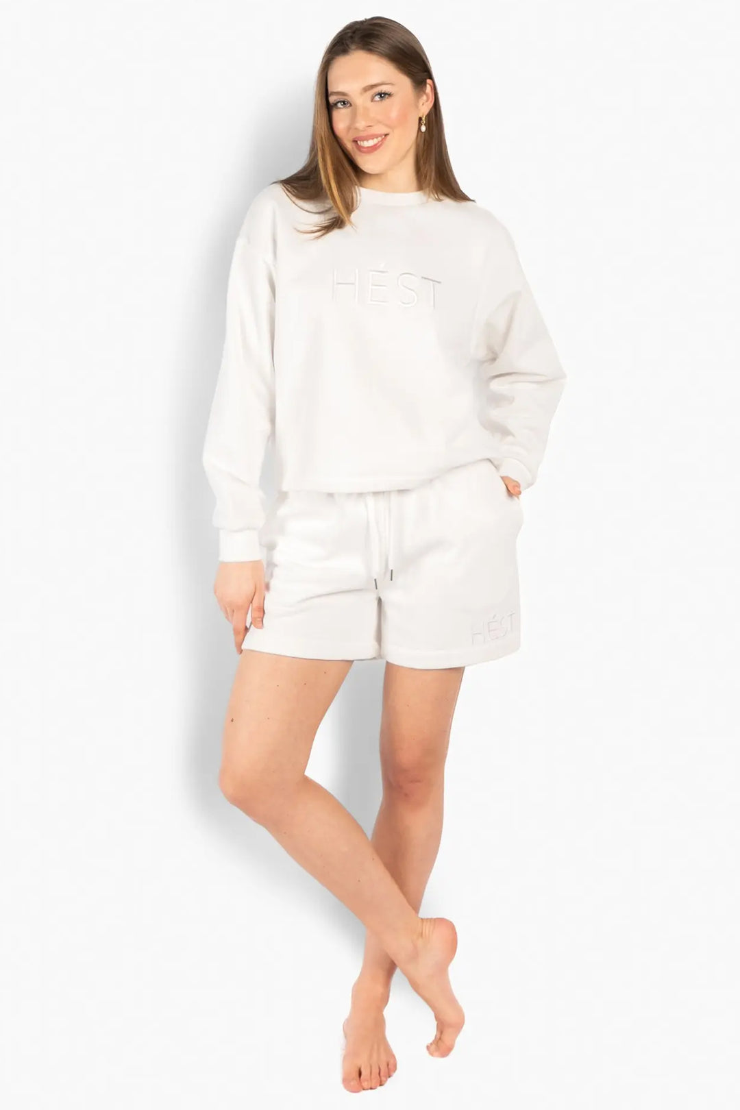 Hest 2610100614 0003 Gabriella White Sweatshirt